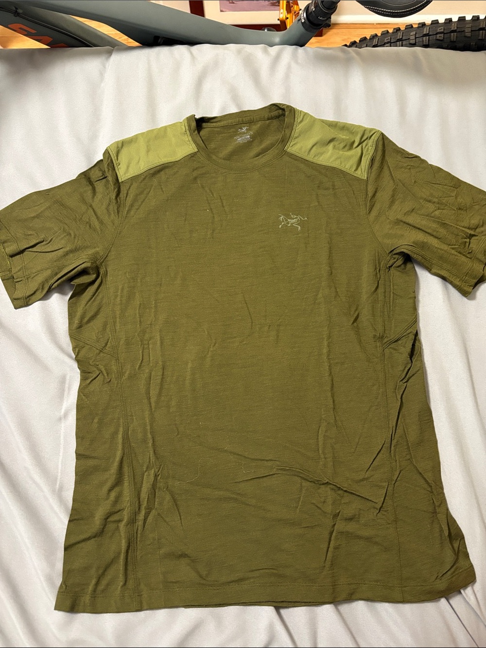 Arc'teryx Olive Green Short-Sleeve Technical Tee